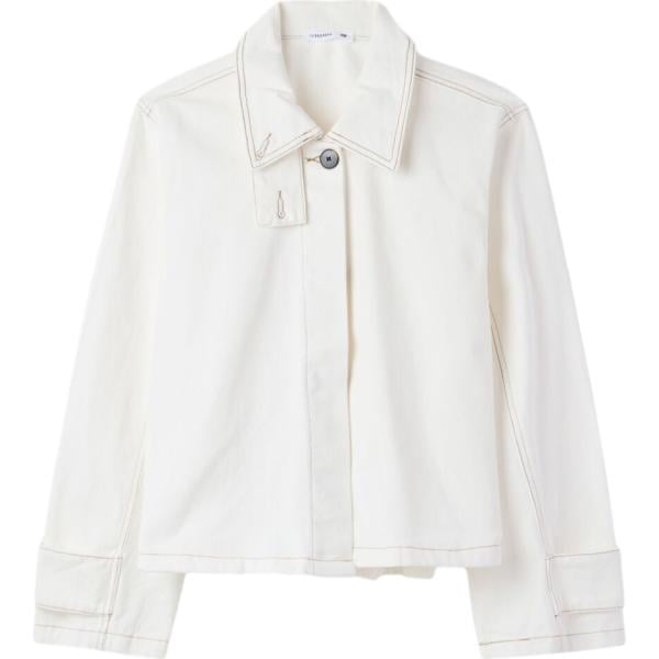 cappotti Terranova bianco tinta unita