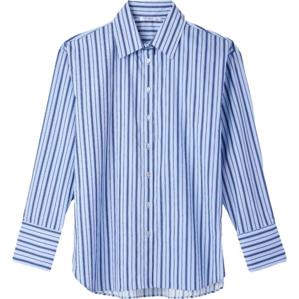 camicie Terranova blu a righe