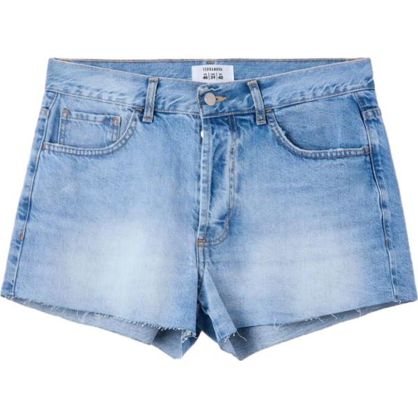 shorts Terranova blu tinta unita