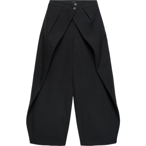 pantaloni Terranova nero tinta unita