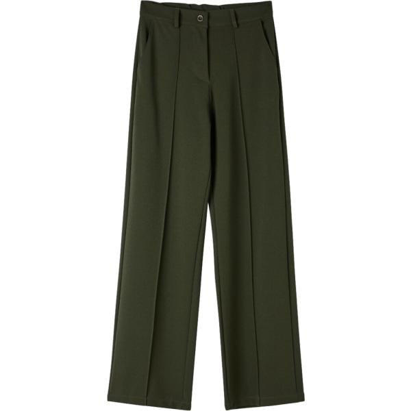 pantaloni Terranova verde tinta unita