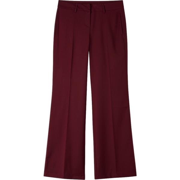 pantaloni Terranova rosso tinta unita