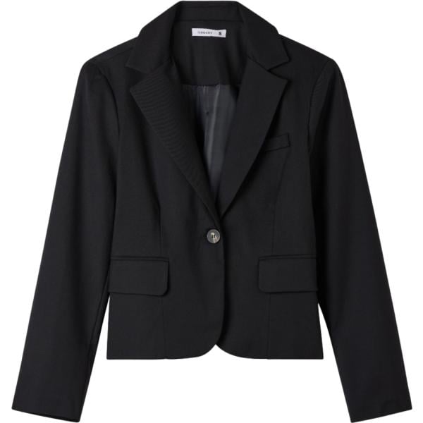 blazer Terranova nero tinta unita