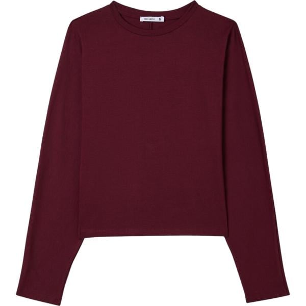 t-shirt Terranova rosso tinta unita