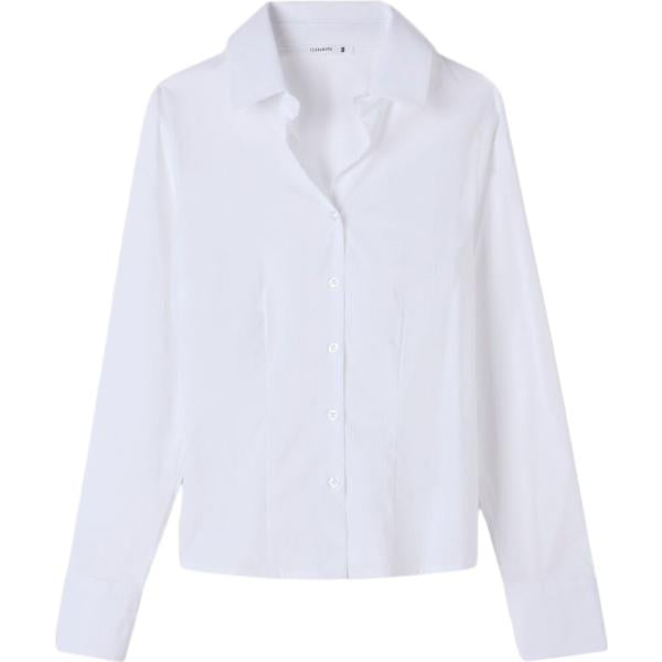 camicie Terranova bianco tinta unita
