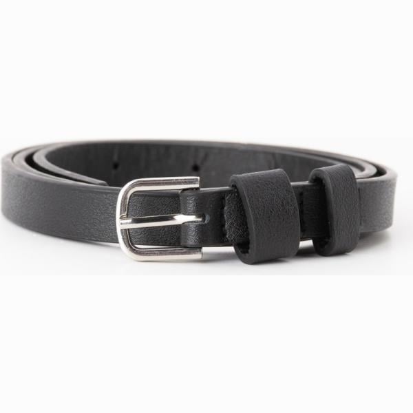 Cintura in ecopelle tinta unita nero Terranova nero tinta unita