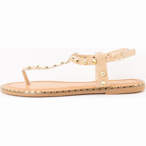 Sandali con borchie beige Terranova