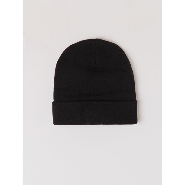 Cappello beanie tinta unita nero Terranova nero tinta unita