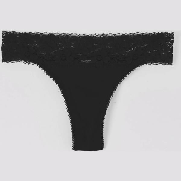 slip Terranova nero tinta unita