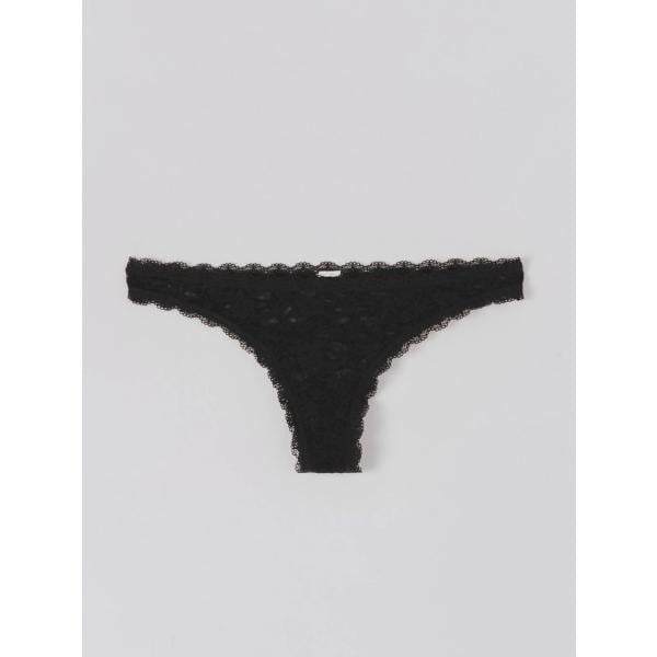 slip Terranova nero tinta unita