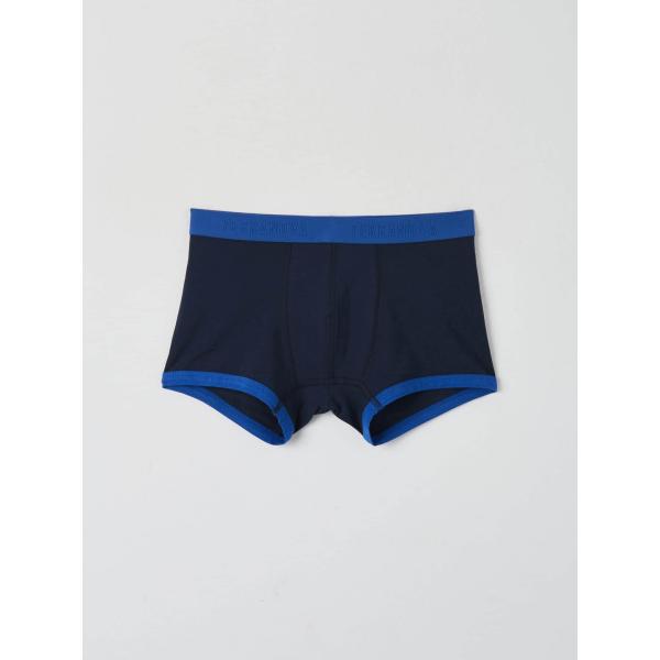 boxer Terranova blu tinta unita