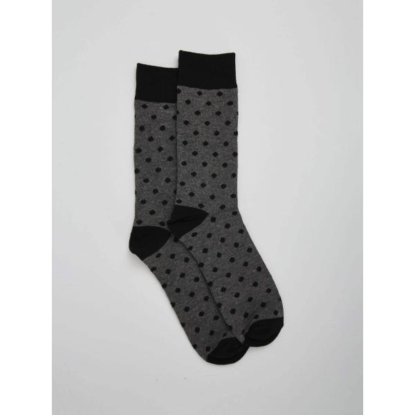 calzini Terranova nero a pois