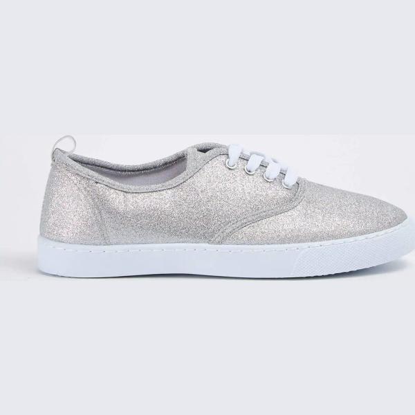 sneakers Terranova grigio tinta unita