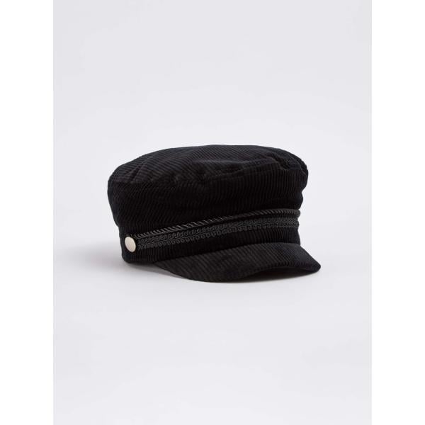 cappelli con visiera Terranova nero tinta unita