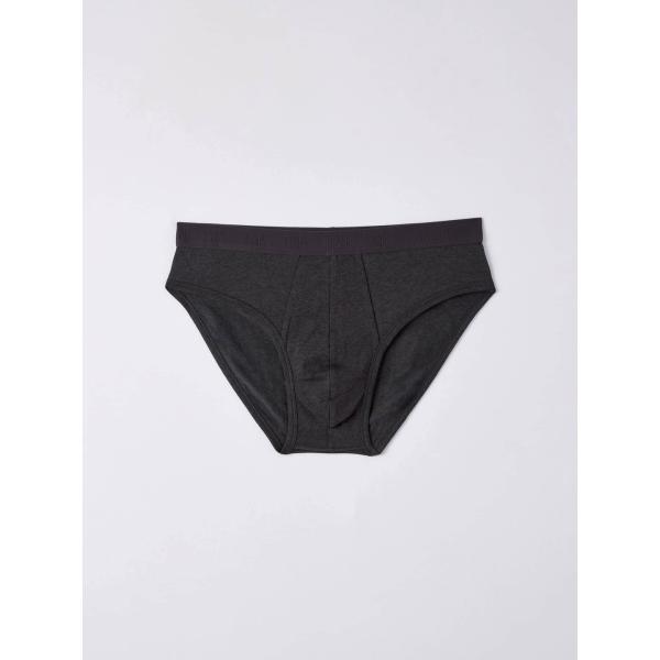 slip Terranova grigio tinta unita
