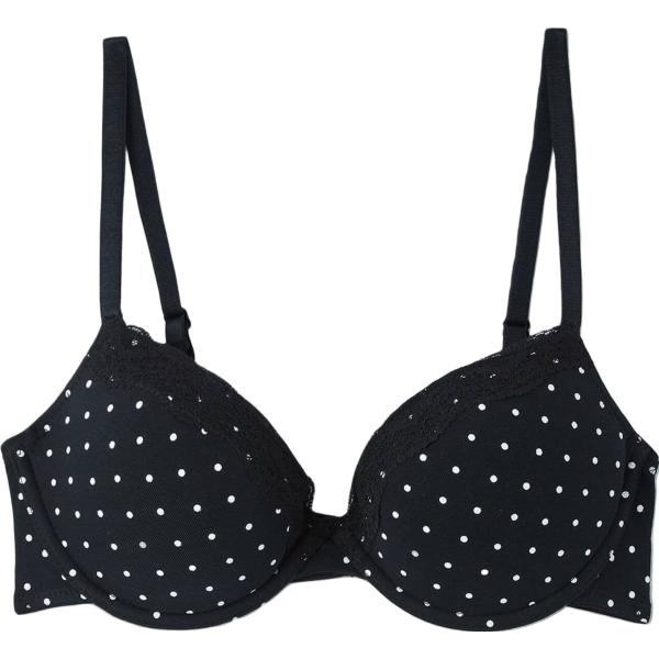 reggiseni Terranova nero a pois