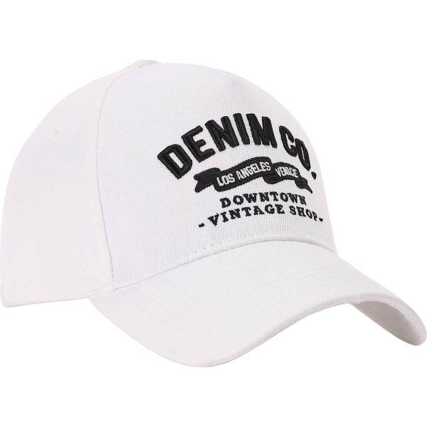 cappelli con visiera Terranova bianco con stampe