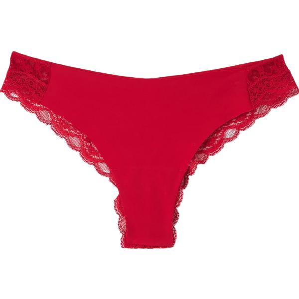 slip Terranova rosso tinta unita