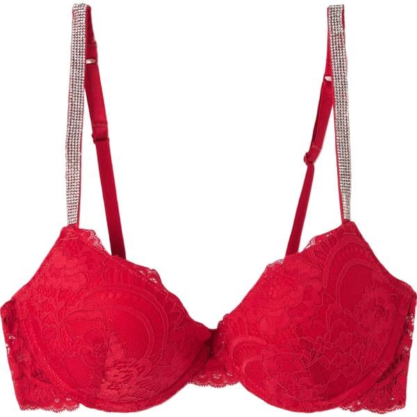 reggiseni a balconcino Terranova rosso