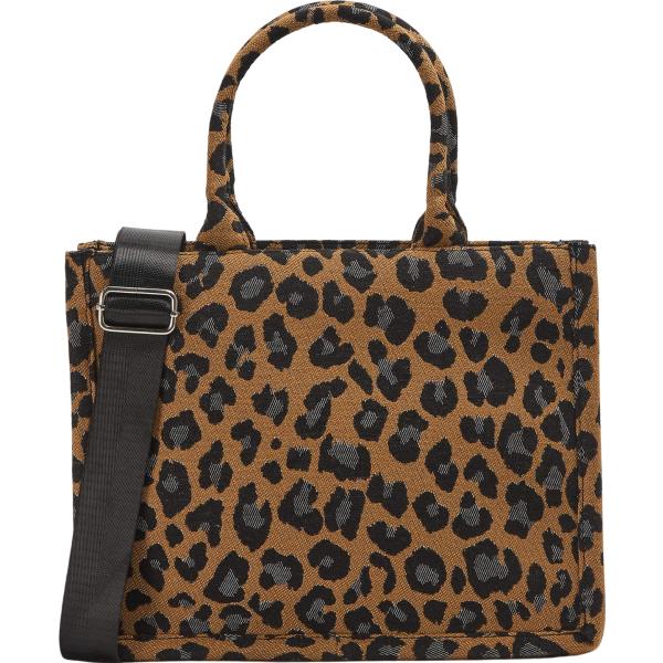 shopping bag Terranova marrone animalier