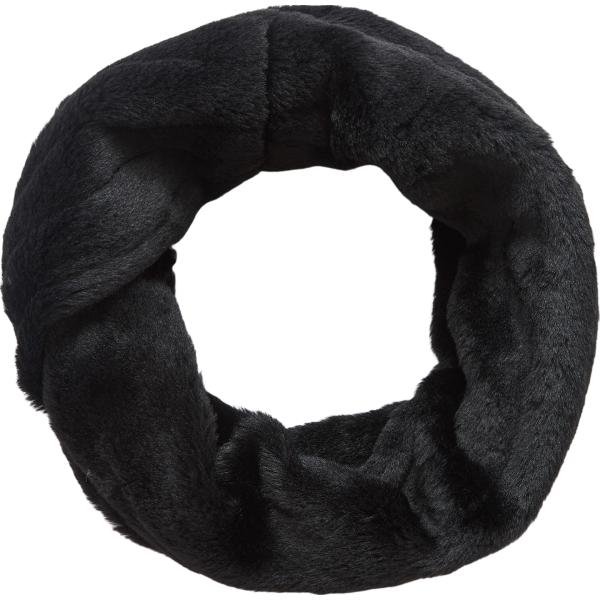 foulard Terranova nero tinta unita