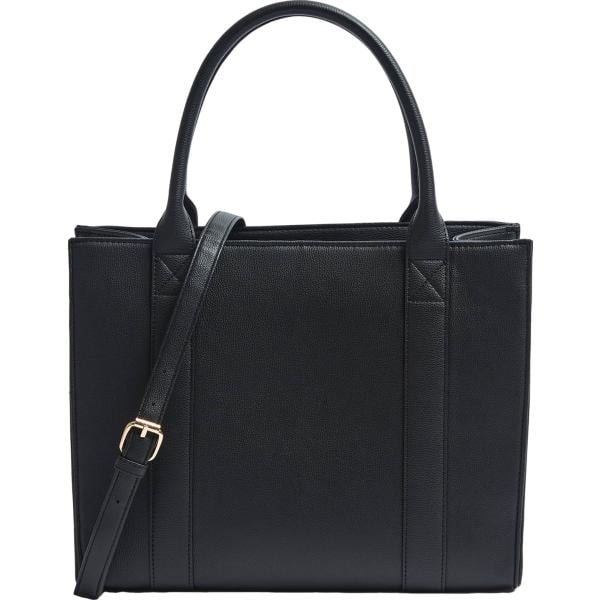 shopping bag Terranova nero tinta unita