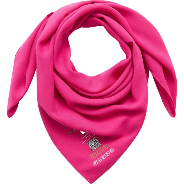 foulard Terranova rosa con stampe