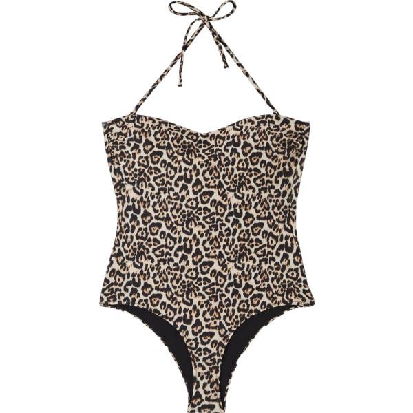 costumi interi Terranova marrone animalier