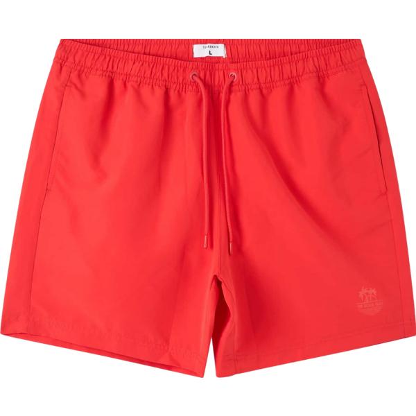 bermuda Terranova rosso tinta unita