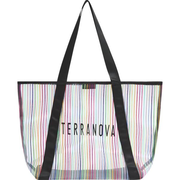 shopping bag Terranova multicolore a righe