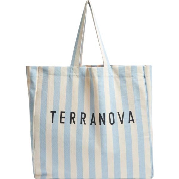 borse tote Terranova bianco a righe