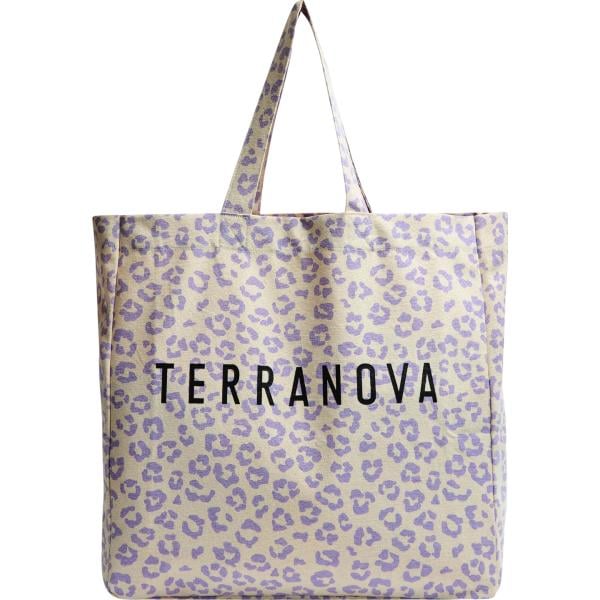 shopping bag Terranova grigio animalier