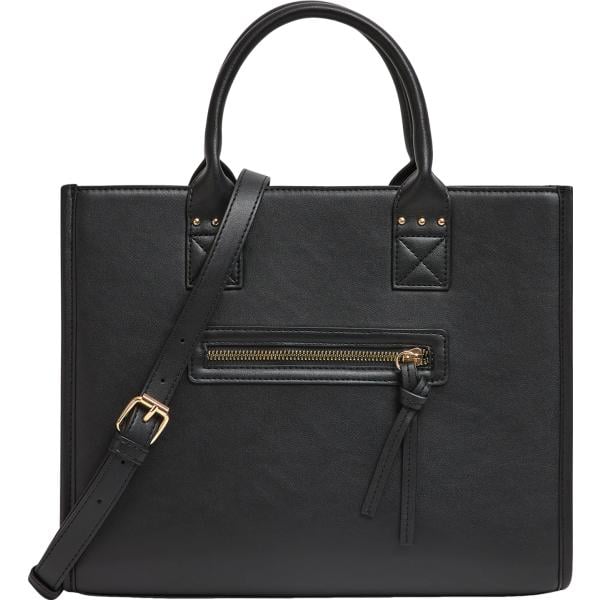 shopping bag Terranova nero tinta unita