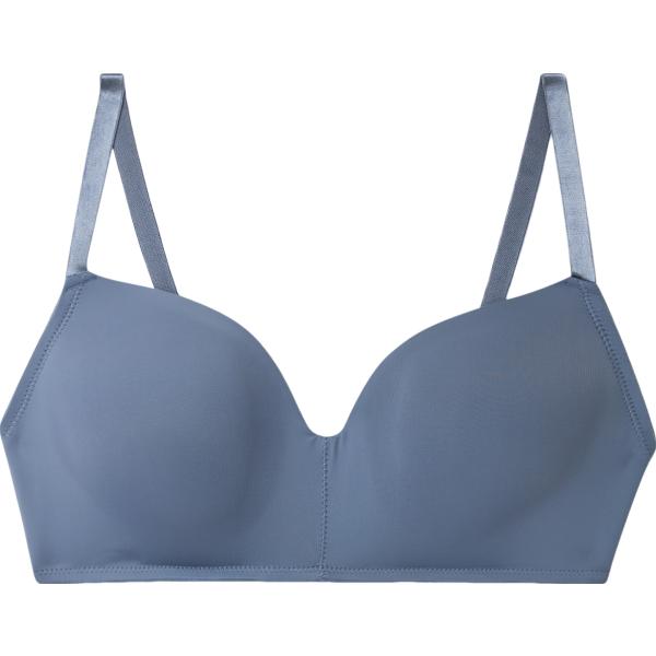 reggiseni Terranova blu tinta unita