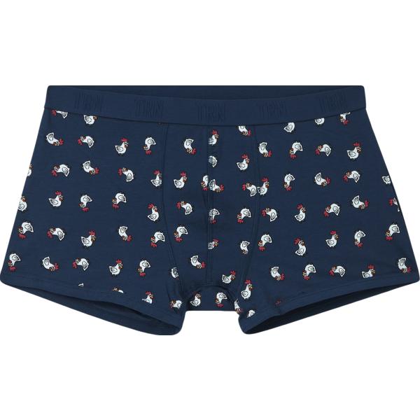 boxer Terranova blu con stampe