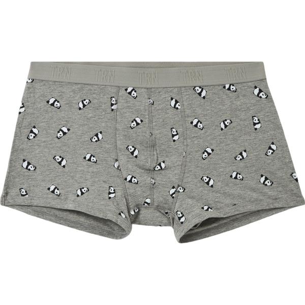 boxer Terranova grigio con stampe