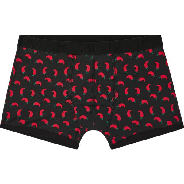 boxer Terranova nero con stampe