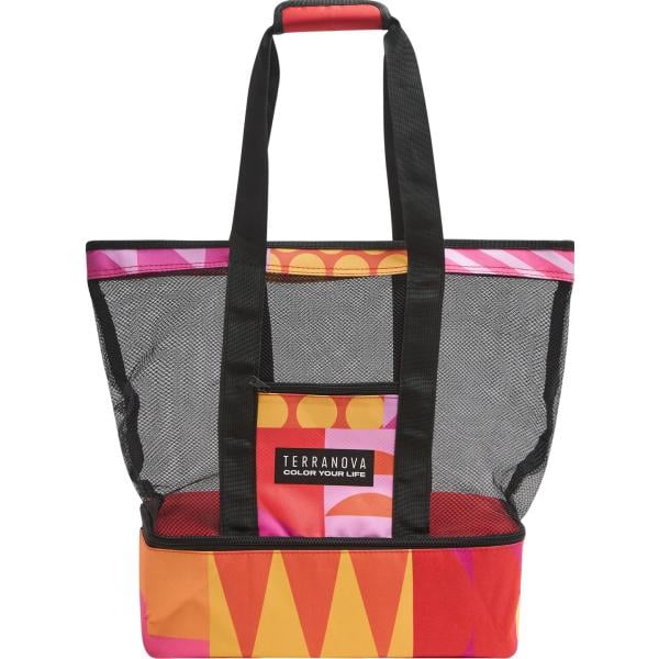 borse tote Terranova multicolore con stampe