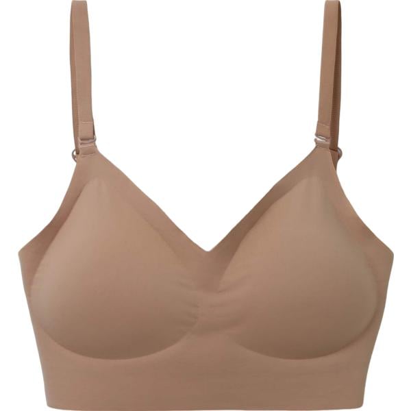 Reggiseno da donna in marrone chiaro con spalline Terranova