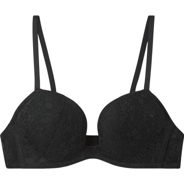 reggiseni push-up Terranova nero tinta unita