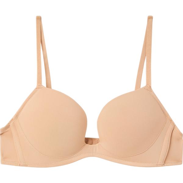 reggiseni push-up Terranova arancione tinta unita