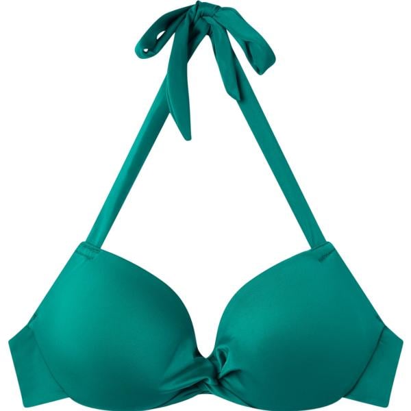 bikini Terranova verde tinta unita