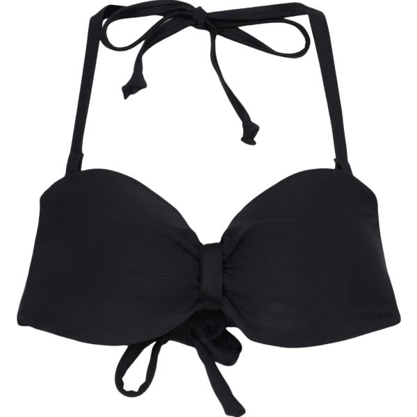 bikini Terranova nero tinta unita