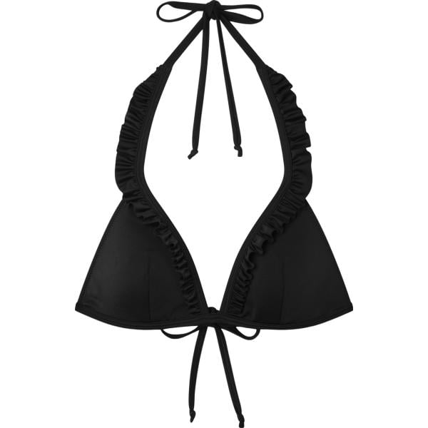 bikini Terranova nero tinta unita