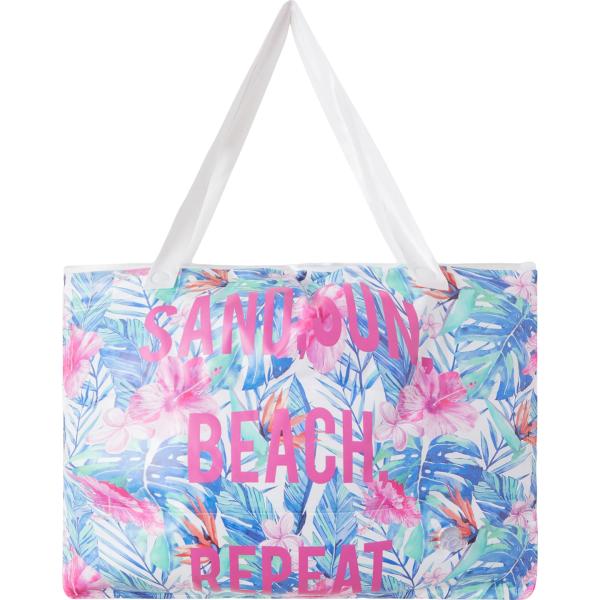 borse tote Terranova bianco con stampe