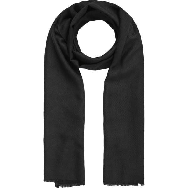 foulard Terranova nero tinta unita