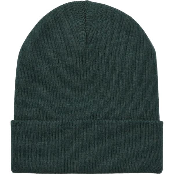 Beanie da uomo in verde scuro lavorato a maglia Terranova