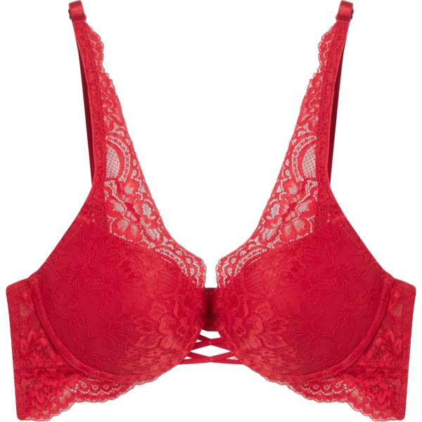 reggiseni Terranova rosso tinta unita