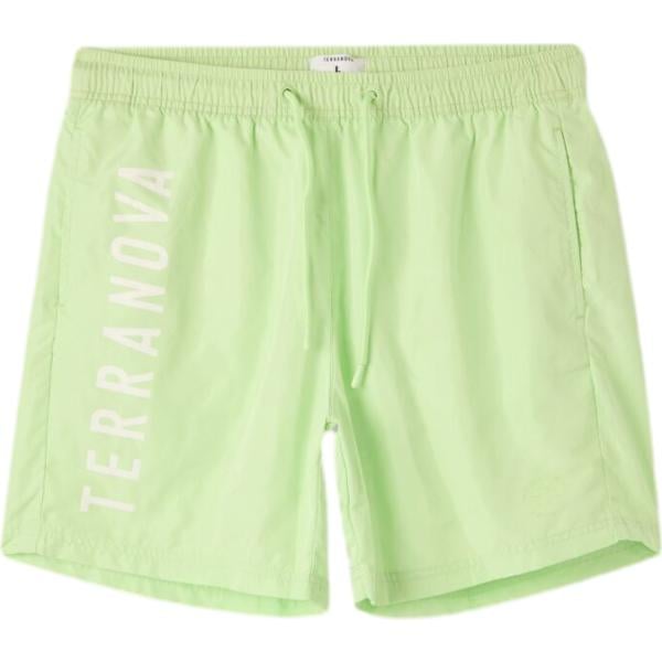 pantaloncini sportivi Terranova verde tinta unita