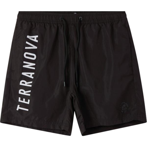 Costume da uomo in nero pece con coulisse Terranova